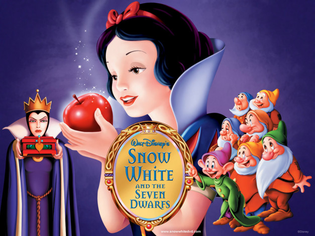 Обои картинки фото мультфильмы, snow, white, and, the, seven, dwarfs, disney, белоснежка, гномы