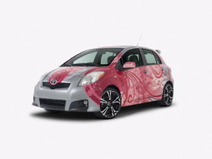 Картинка 2009 toyota hard kandy yaris автомобили