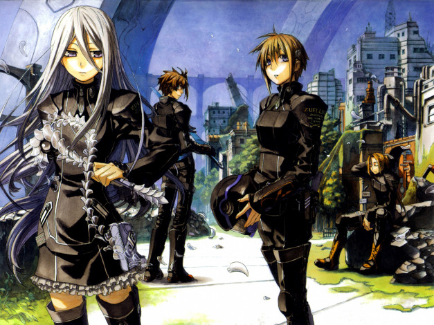 Обои картинки фото аниме, chrome, shelled, regios