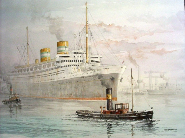 Обои картинки фото корабли, рисованные