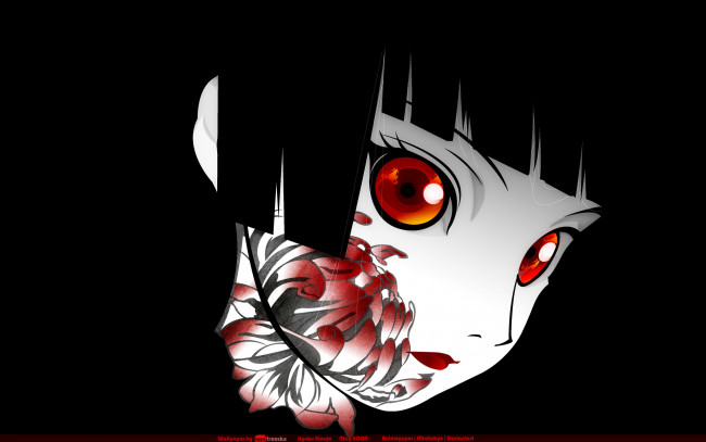 Обои картинки фото jigoku, shoujo, аниме