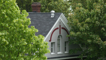 Картинка разное сооружения постройки дом деревья