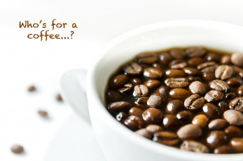 Картинка еда кофе кофейные зёрна зерна чашка