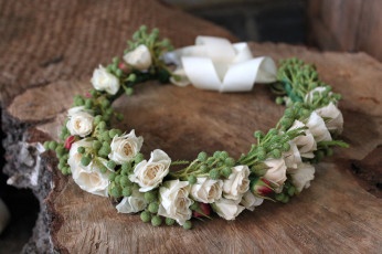 Картинка цветы букеты композиции венок