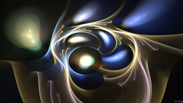 Картинка 3д+графика фракталы+ fractal цвета фон узор