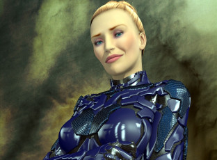 Картинка 3д+графика люди+ people фон взгляд девушка