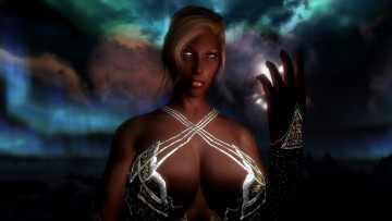 Картинка 3д+графика фантазия+ fantasy фон девушка взгляд