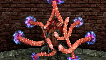 Картинка 3д+графика существа+ creatures взгляд кастаника фон