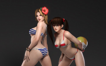 Картинка 3д+графика аниме+ anime фон взгляд девушки мяч цветок