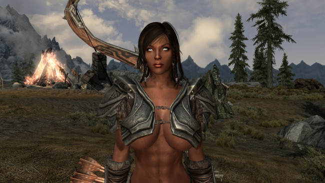 Обои картинки фото 3д графика, фантазия , fantasy, взгляд, девушка, фон