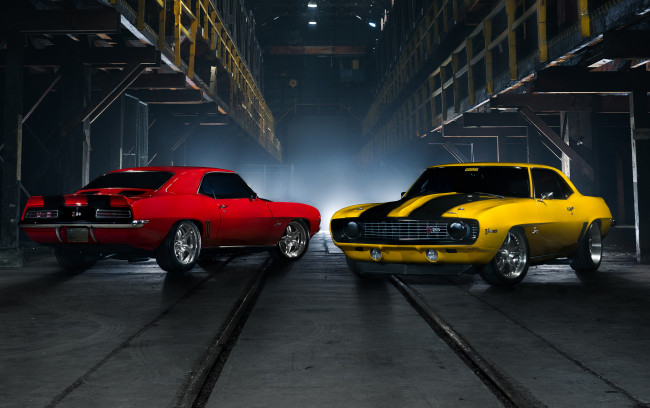 Обои картинки фото автомобили, camaro