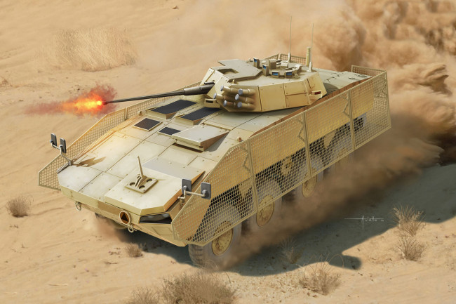 Обои картинки фото рисованное, армия, танк