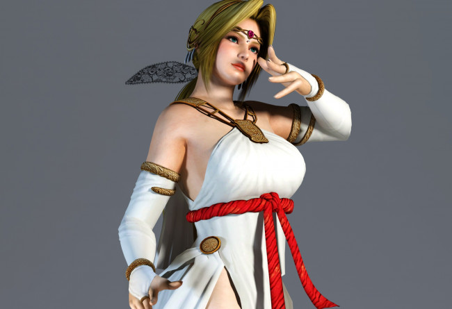 Обои картинки фото 3д графика, аниме , anime, фон, взгляд, девушка