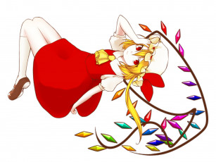 Картинка аниме touhou фон взгляд девушка