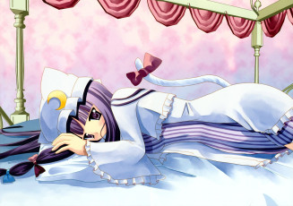 Картинка аниме touhou фон взгляд девушка