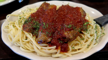 Картинка еда вторые+блюда мясо макароны