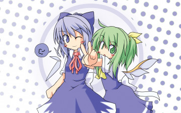 Картинка аниме touhou фон девушки взгляд