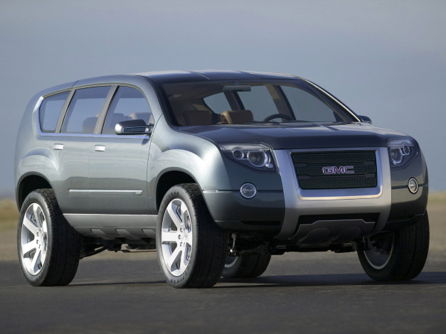 Обои картинки фото gmc graphyte concept 2005, автомобили, gm-gmc, внедорожник, 2005, concept, graphyte, gmc
