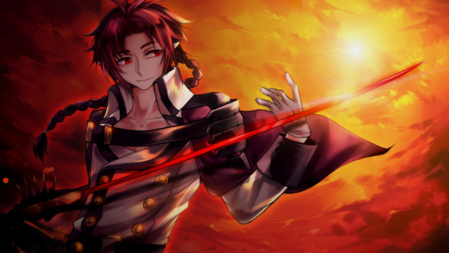 Обои картинки фото аниме, owari no seraph, кроули