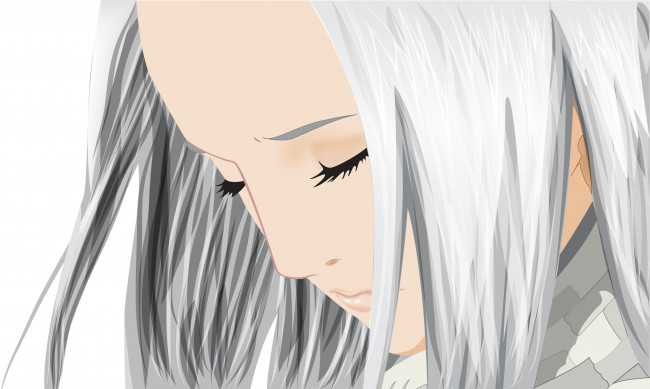 Обои картинки фото аниме, ergo proxy, взгляд, девушка, фон