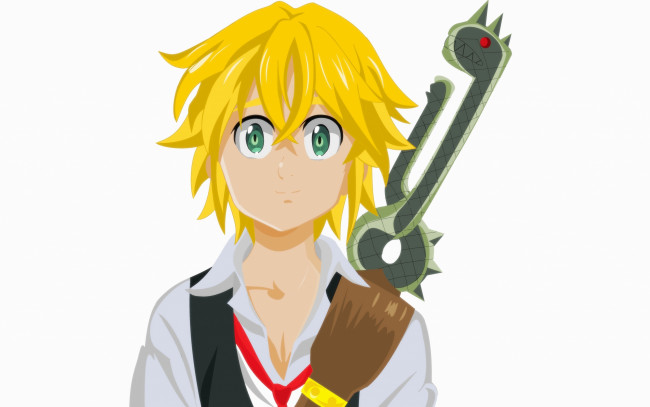 Обои картинки фото аниме, nanatsu no taizai, meliodas