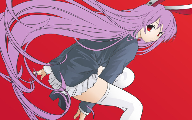 Обои картинки фото аниме, touhou, фон, взгляд, девушка