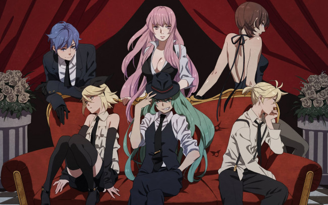 Обои картинки фото аниме, vocaloid, фон, взгляд, девушка