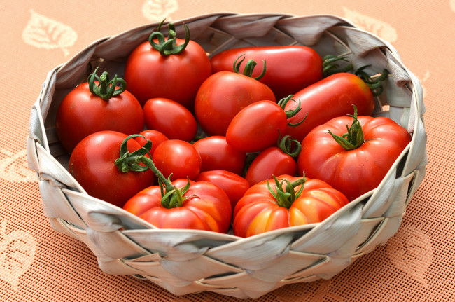 Обои картинки фото еда, помидоры, томаты