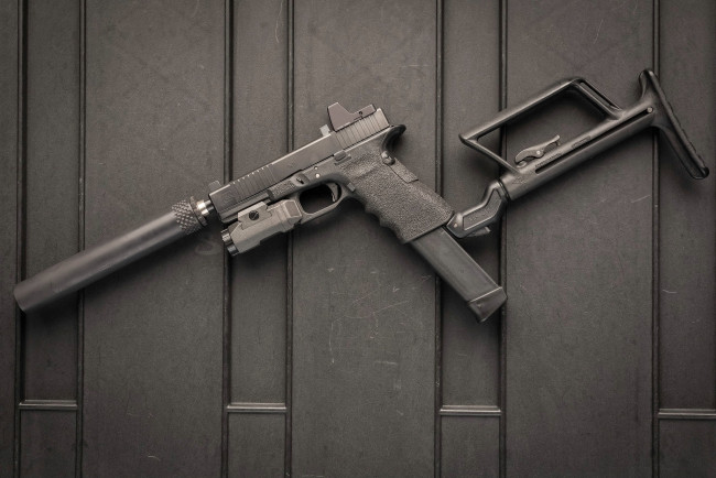 Обои картинки фото оружие, пистолеты с глушителемглушители, ствол