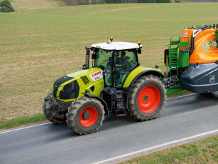 Картинка техника тракторы claas axion
