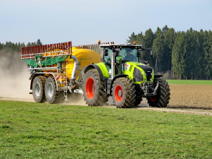 Картинка техника тракторы claas axion