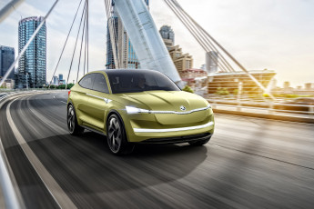 обоя skoda vision e concept 2017, автомобили, skoda, concept, e, vision, 2017