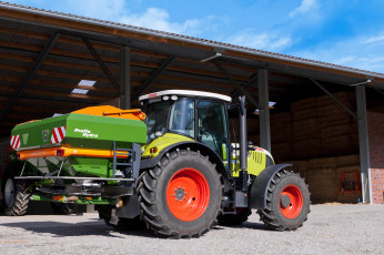 Картинка техника тракторы claas axion