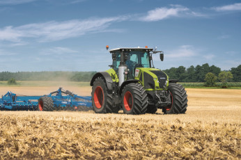 Картинка техника тракторы claas axion