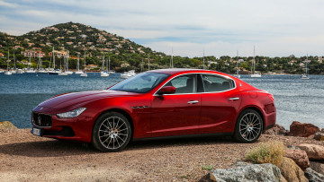обоя maserati ghibli sq4 sport package 2017, автомобили, maserati, sq4, ghibli, красный, package, sport, 2017