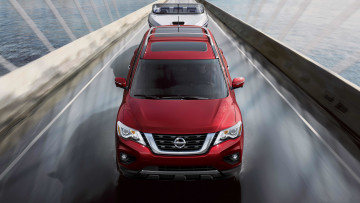 Картинка nissan+pathfinder+2017 автомобили nissan datsun красный 2017 pathfinder