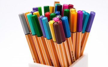 Картинка разное канцелярия +книги фломастеры