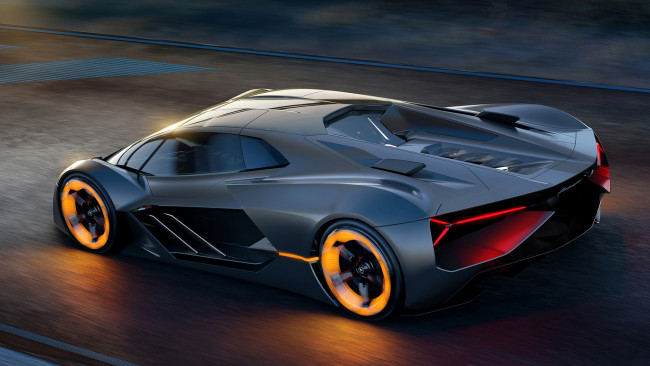 Обои картинки фото lamborghini terzo millennio concept 2017, автомобили, lamborghini, 2017, concept, millennio, terzo
