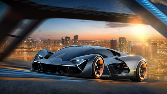 Обои картинки фото lamborghini terzo millennio concept 2017, автомобили, lamborghini, millennio, terzo, 2017, concept