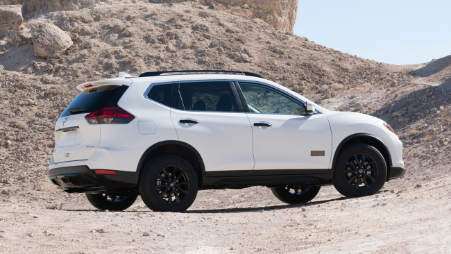 Обои картинки фото nissan rogue 2017, автомобили, nissan, datsun, 2017, белый, rogue