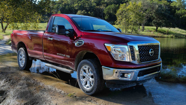 Обои картинки фото nissan titan xd single cab diesel 2017, автомобили, nissan, datsun, diesel, 2017, single, cab, xd, titan