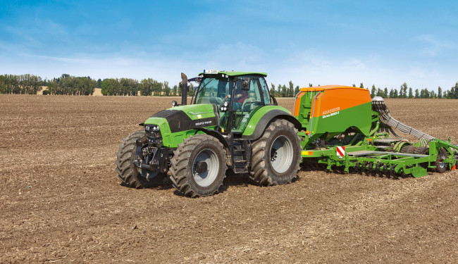 Обои картинки фото техника, тракторы, deutz-fahr