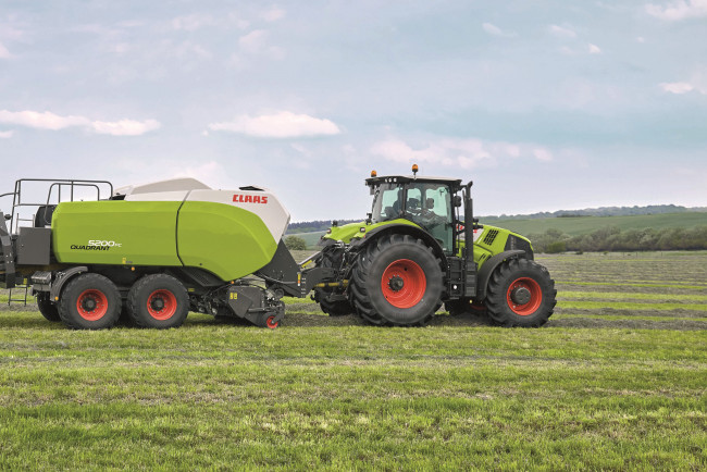 Обои картинки фото техника, тракторы, claas, axion