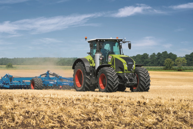 Обои картинки фото техника, тракторы, claas, axion