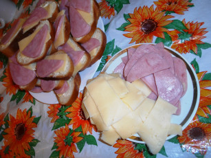 Картинка еда бутерброды +гамбургеры +канапе сыр хлеб колбаса