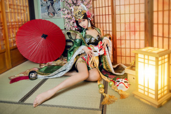 Картинка девушки -unsort+ азиатки wallhaven женщины в помещении модель босиком