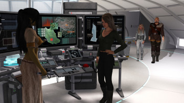 Картинка 3д+графика фантазия+ fantasy фон взгляд девушки