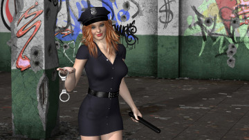 Картинка 3д+графика люди+ people девушка фон взгляд