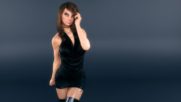 Картинка 3д+графика люди+ people фон взгляд девушка