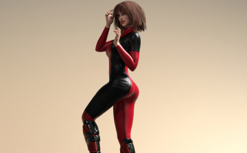 Картинка 3д+графика люди+ people фон девушка взгляд